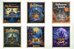 Vintage Halloween Postcard Sublimation Product Image 4