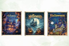 Vintage Halloween Postcard Sublimation Product Image 2