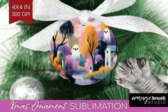 Retro Halloween Ornament PNG - Vintage PNG Sublimation Product Image 1