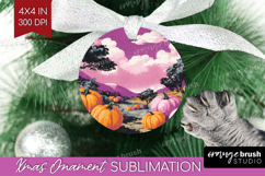 Retro Halloween Ornament PNG - Vintage PNG Sublimation Product Image 1