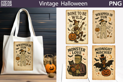 Vintage Halloween Poster | Distressed parchment retro Product Image 6