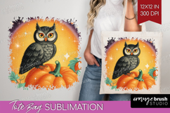 Retro Halloween Tote Bag - Vintage Tote Bag PNG Sublimation Product Image 1