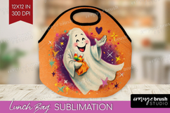 Retro Halloween Lunch Bag - Vintage Lunch Bug PNG Product Image 1
