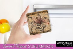 Vintage Halloween Magnet Sublimation Spooky Halloween Magnet Product Image 1