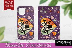 Retro Halloween Phone Case PNG - Vintage Case PNG Product Image 1