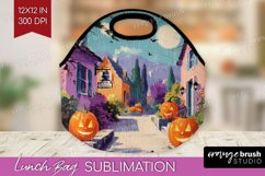 Retro Halloween Lunch Bag - Vintage Lunch Bug PNG Product Image 1