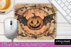 Vintage Halloween Mouse Pad Sublimation - Spooky Halloween Product Image 1