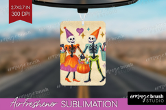 Retro Halloween Air Freshener PNG - Vintage PNG Sublimation Product Image 1