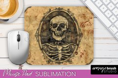 Vintage Halloween Mouse Pad Sublimation - Spooky Halloween Product Image 1