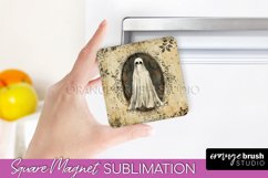 Vintage Halloween Magnet Sublimation Spooky Halloween Magnet Product Image 1