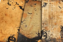 Vintage Halloween Digital Paper Bundle Product Image 6