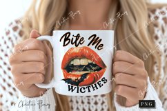 Vintage Bite Me Witches PNG | Halloween PNG Product Image 2