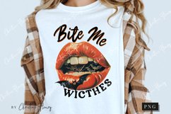 Vintage Bite Me Witches PNG | Halloween PNG Product Image 3