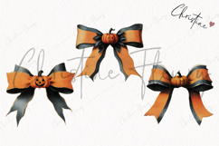 Vintage Halloween Bow Clipart | Halloween PNG Product Image 3