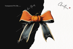 Vintage Halloween Bow Clipart | Halloween PNG Product Image 2