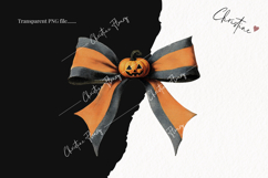 Vintage Halloween Bow Clipart | Halloween PNG Product Image 2