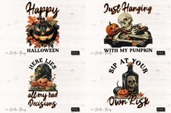 Vintage Halloween PNG Sublimation Bundle Product Image 7