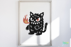 Retro Monster SVG PNG Clipart Product Image 5