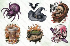 Vintage Halloween Sublimation Clipart Product Image 3