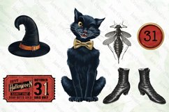 Vintage Halloween Sublimation Clipart Product Image 6
