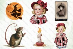 Vintage Halloween Sublimation Clipart Product Image 5