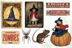 Vintage Halloween Sublimation Clipart Product Image 2