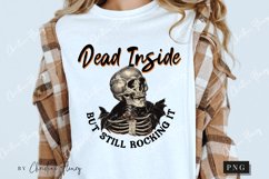 Vintage Dead Inside PNG | Halloween PNG Product Image 3