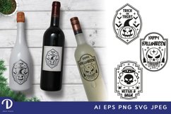 Vintage Halloween Decal SVG Set Product Image 1
