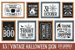 Vintage Halloween Decor SVG Bundle Product Image 1