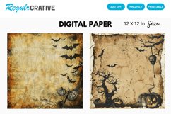 Vintage Halloween Digital Paper Product Image 1