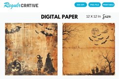 Vintage Halloween Digital Paper Product Image 1