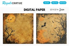 Vintage Halloween Digital Paper Product Image 1