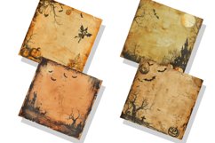 Vintage Halloween Digital Paper Bundle Product Image 2