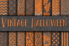Vintage Halloween Digital Papers Product Image 1
