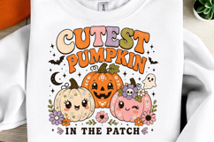 Vintage Halloween Distressed PNG, Retro Sublimation Product Image 1