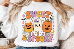 Vintage Halloween Distressed PNG, Retro Sublimation Product Image 2