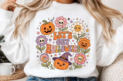Vintage Halloween Distressed PNG, Retro Sublimation Product Image 2