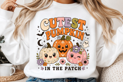 Vintage Halloween Distressed PNG, Retro Sublimation Product Image 2