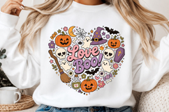 Vintage Halloween Distressed PNG, Retro Sublimation Product Image 2