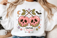 Vintage Halloween Distressed PNG, Retro Sublimation Product Image 2