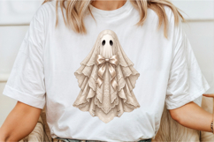 Vintage Halloween Ghost Clipart PNG Product Image 2