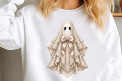 Vintage Halloween Ghost Clipart PNG Product Image 3