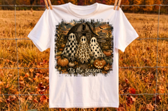 Vintage Halloween Ghosts Trio PNG, Tis The Season Retro Product Image 2