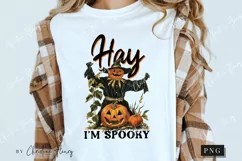 Vintage Hay I'm Spooky PNG | Halloween PNG Product Image 3