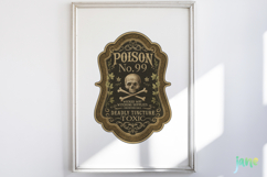 Vintage Halloween Labels Sublimation Product Image 2