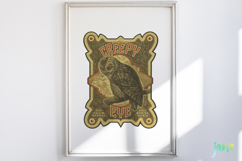 Vintage Halloween Labels Sublimation Product Image 2