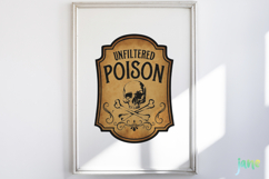 Vintage Halloween Labels Sublimation Product Image 2