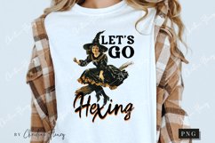 Vintage Let&#039;s Go Hexing PNG | Halloween PNG Product Image 3