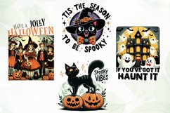 Vintage Halloween Sublimation Clipart Product Image 3