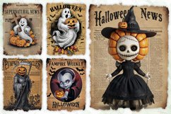 Vintage Halloween Newspaper Bundle Product Image 5